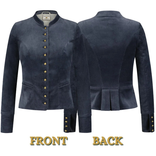 Bavarian Dirndl Jacket (Blue Haz)