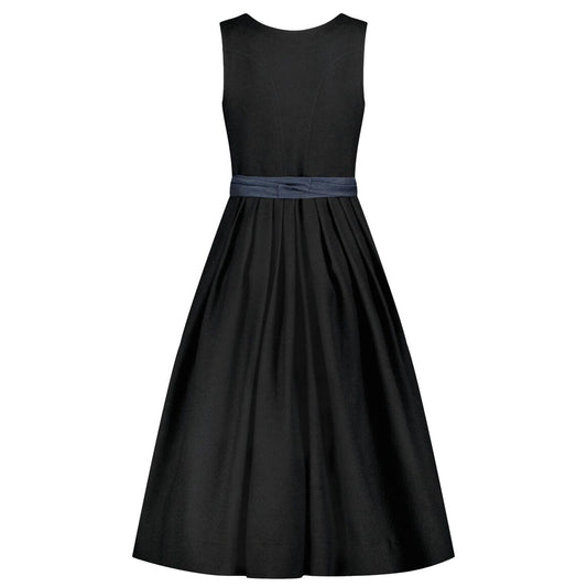 Premium Black Blue Dirndl