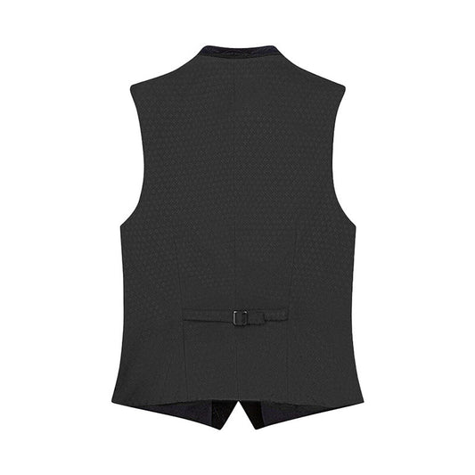 Black vest on a white background