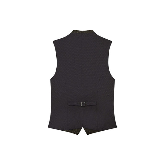 Black vest on a white background