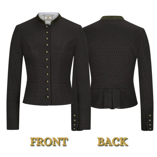 Bavarian Women Dirndl Jacket (Black)