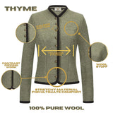 Bavarian Women Dirndl Jacket (Thyme)